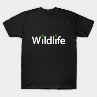 Wildlife creative typography design T-Shirt